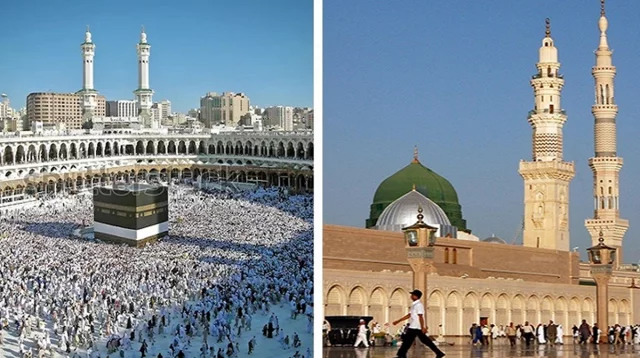একমাসে মসজিদুল হারাম ও নববী
